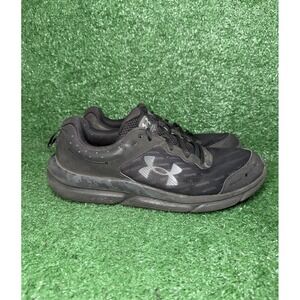 Under Armour Men Size 11 Charged Assert Athletic Running Sneaker Black Gym Shoe